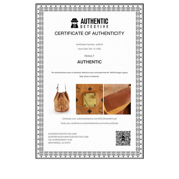 Authenticated MCM Leather Drawstring Bucket Bag - Picture 2 of 11